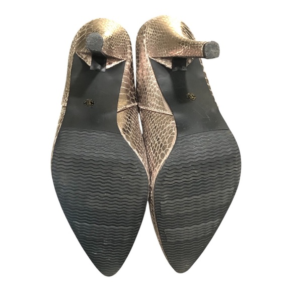 Mixit Pewter Snake "Emerald" Pumps - Picture 3 of 10